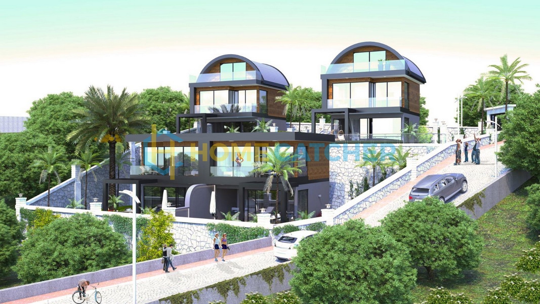 Bektas villas with private pool in Alanya