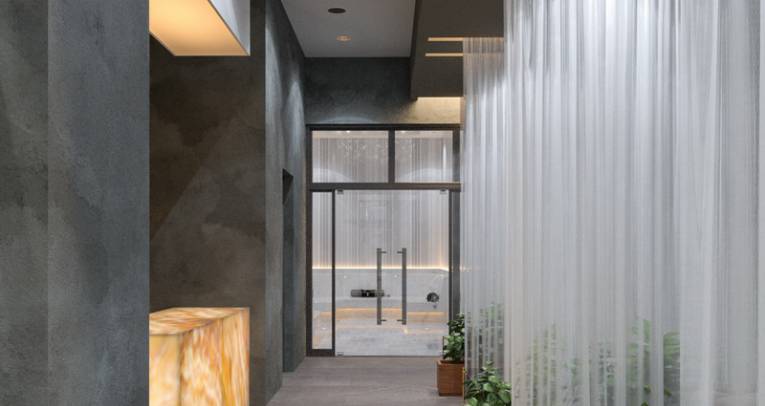 Apartments at luxury complex