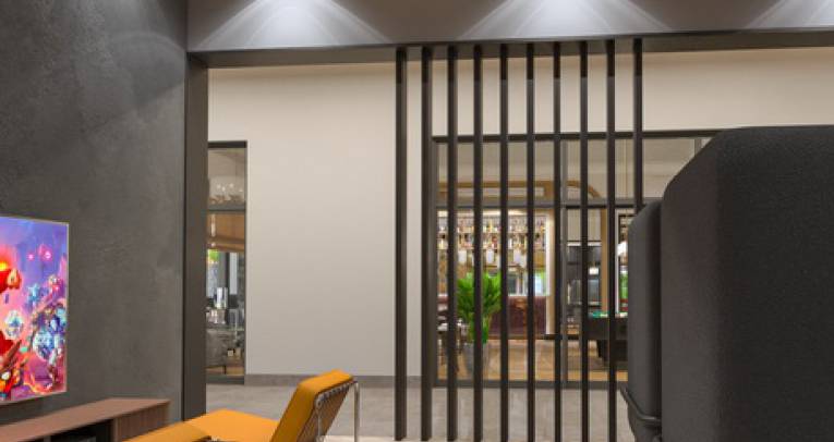 Apartments at luxury complex