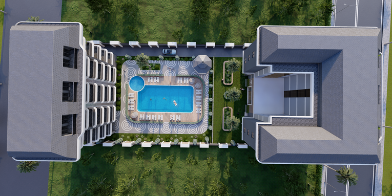 Off-plan apartments 100m from the sea
