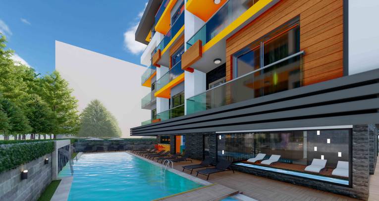 New complex in Alanya centre