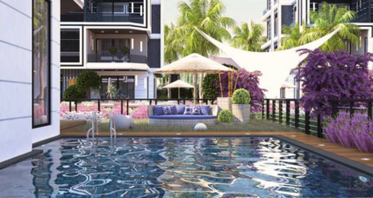 Apartments in green surroundings