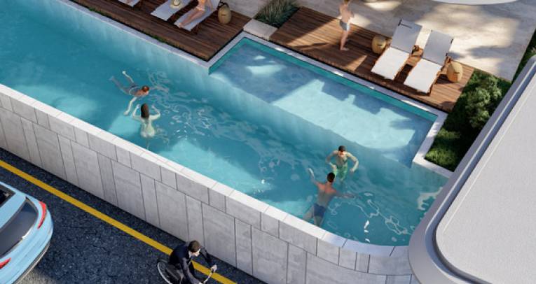 New project near Cleopatra beach