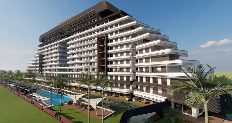 Apartments near the airport in Lara 