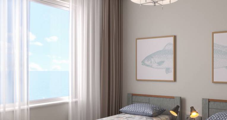 Apartments at luxury complex
