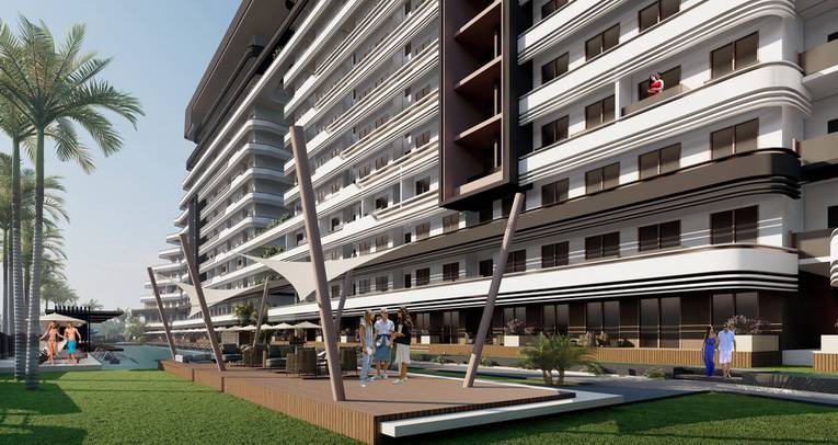 Apartments near the airport in Lara 