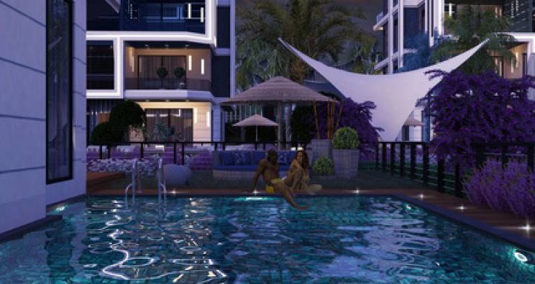 Apartments in green surroundings