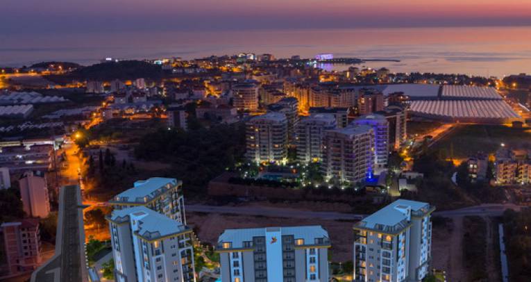 Apartments at luxury complex