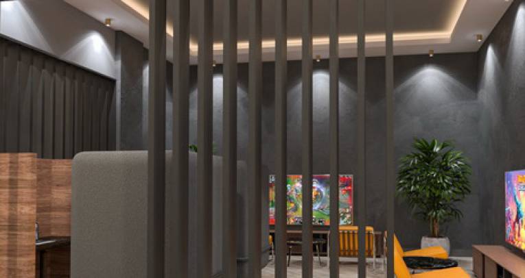 Apartments at luxury complex