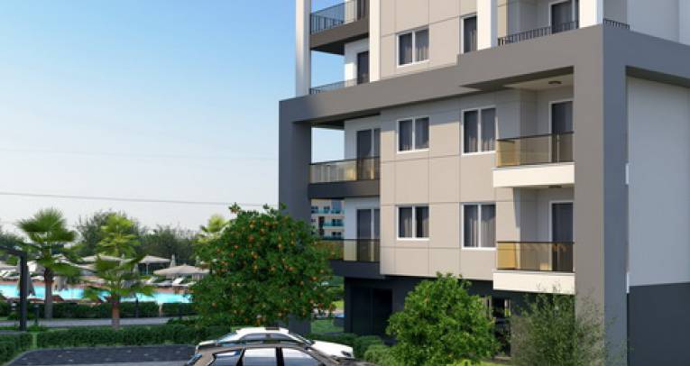 Apartments at luxury complex