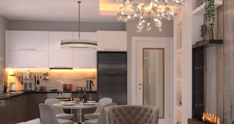 Apartments at luxury complex