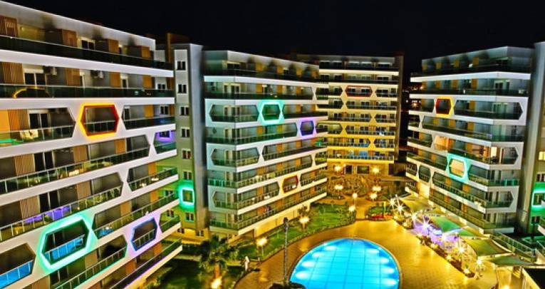 Small apartment in luxury complex