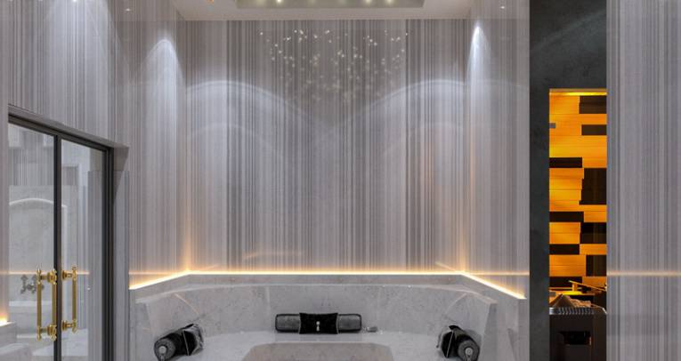 Apartments at luxury complex