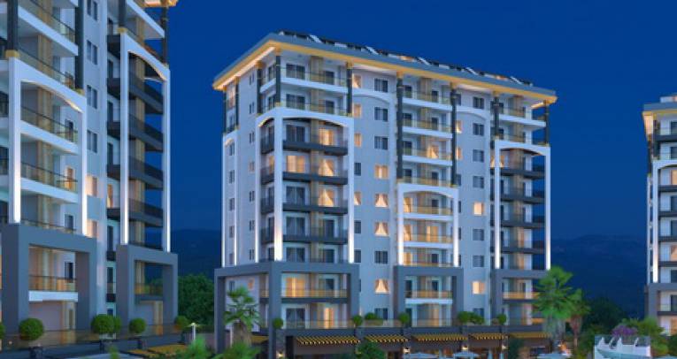 Apartments at luxury complex