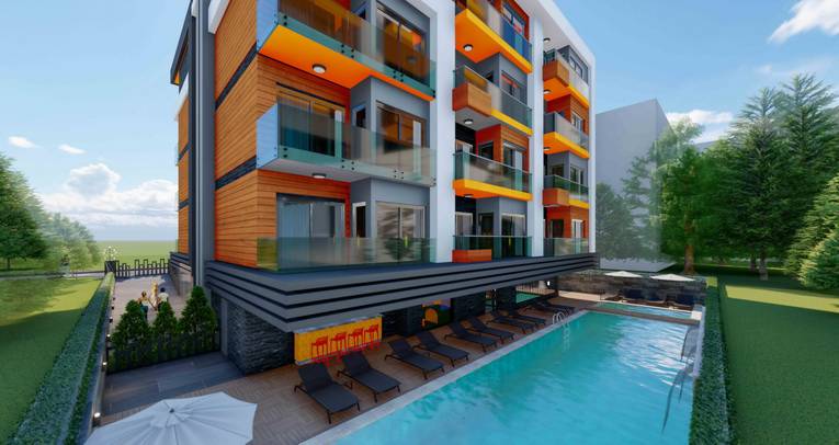 New complex in Alanya centre