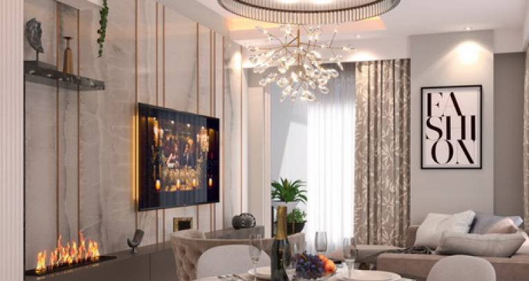 Apartments at luxury complex