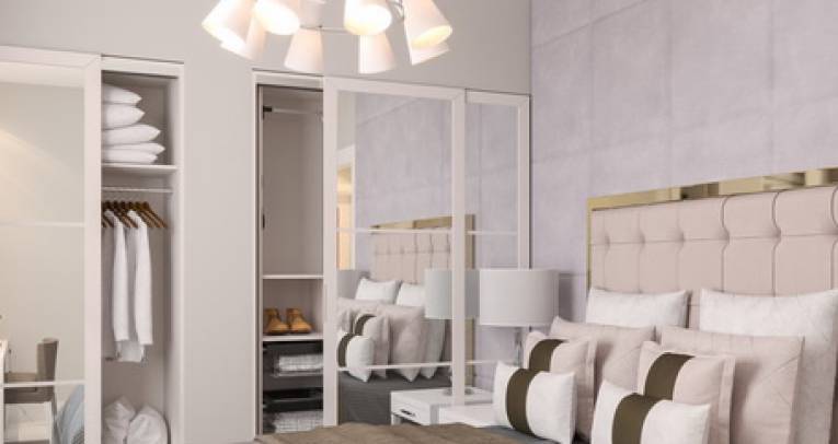 Apartments at luxury complex