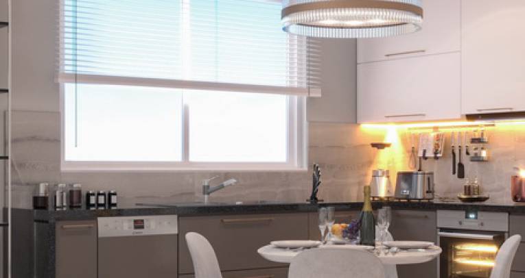 Apartments at luxury complex