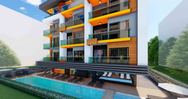 New complex in Alanya centre