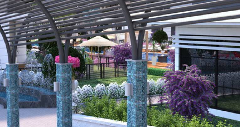 Apartments in green surroundings