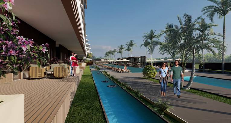 Apartments near the airport in Lara 