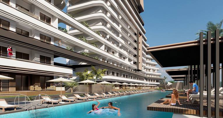 Apartments near the airport in Lara 
