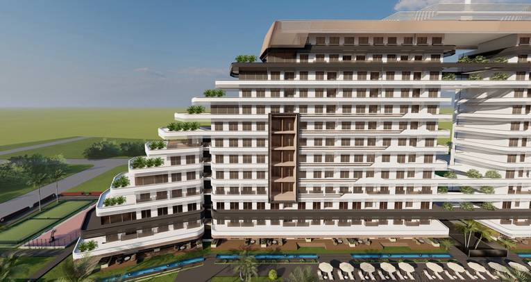 Apartments near the airport in Lara 