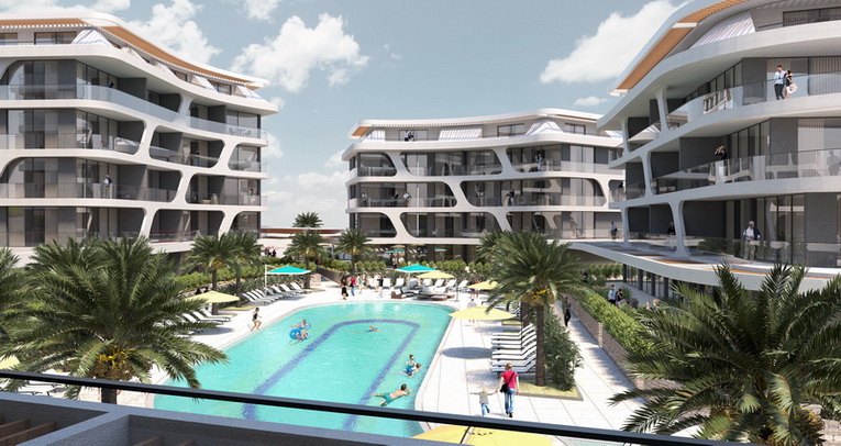 Nieuw complex in Oba - Alanya